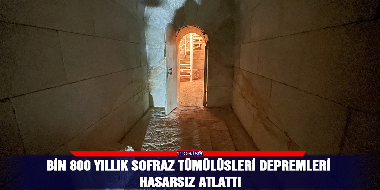 Bin 800 yıllık Sofraz tümülüsleri depremleri hasarsız atlattı