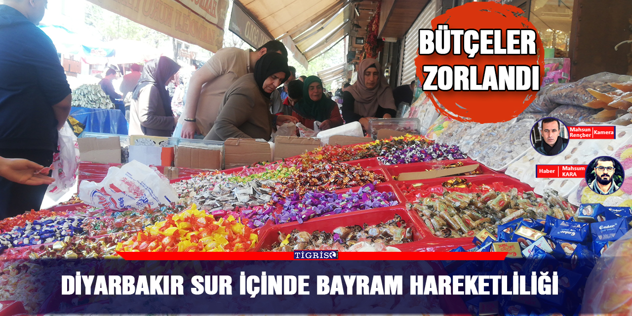 VİDEO - Diyarbakır Sur içinde bayram hareketliliği