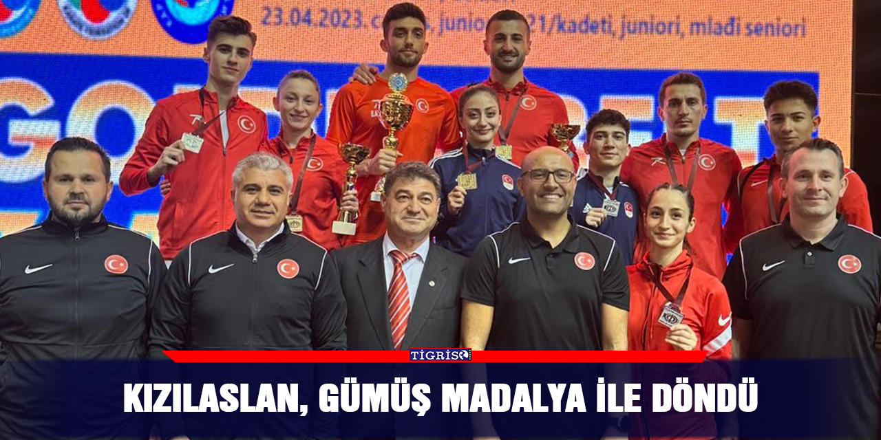 Kızılaslan, gümüş madalya ile döndü