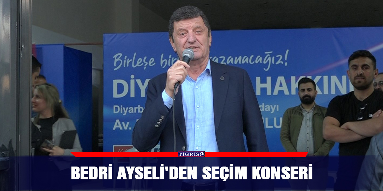 VİDEO - Bedri Ayseli’den seçim konseri