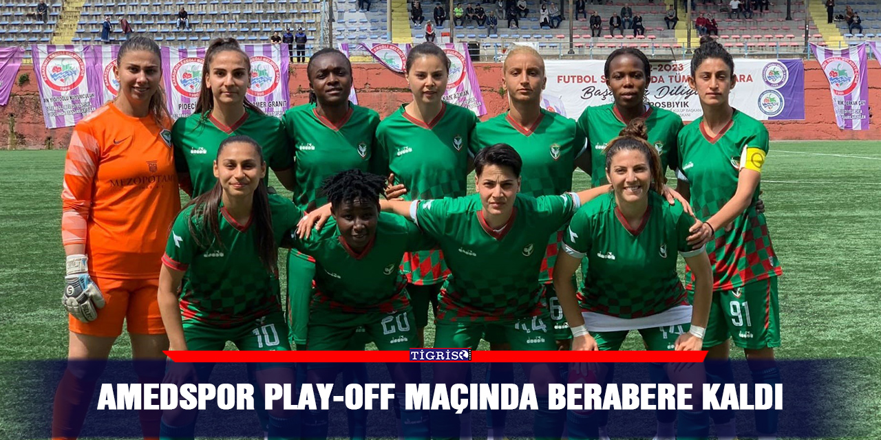 Amedspor play-off maçında berabere kaldı