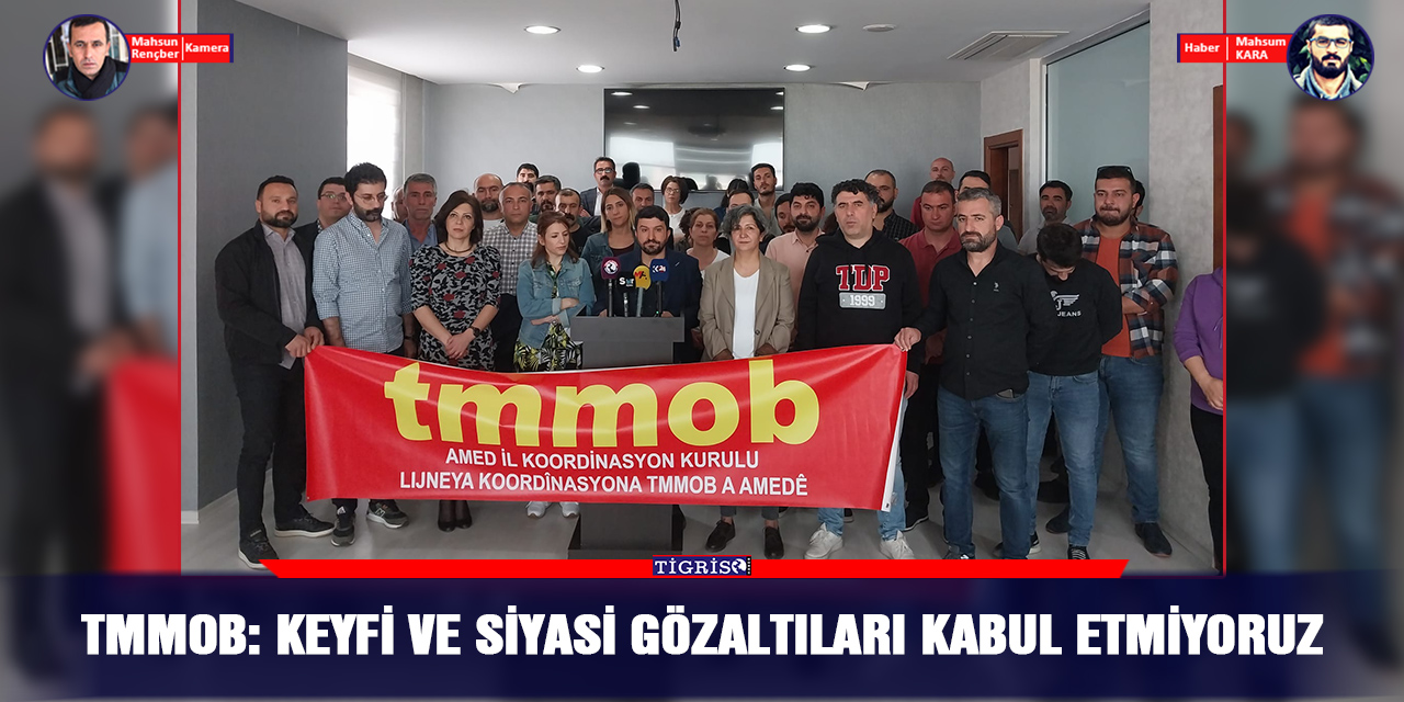VİDEO - TMMOB: Keyfi ve siyasi gözaltıları kabul etmiyoruz