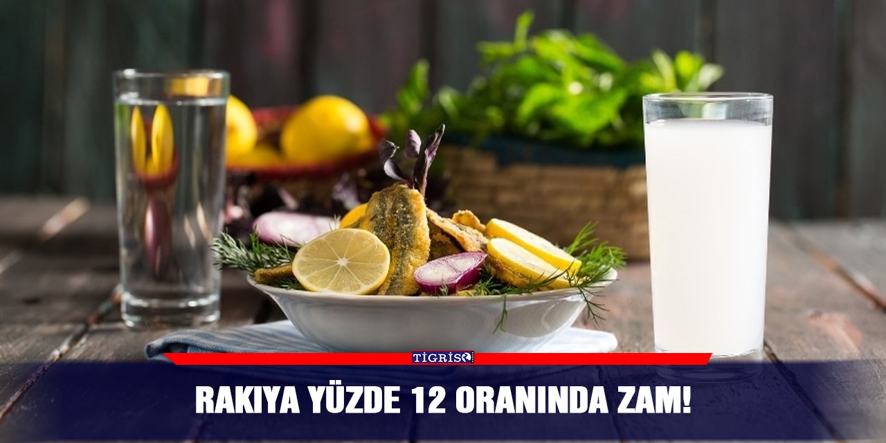 Rakıya yüzde 12 oranında zam!