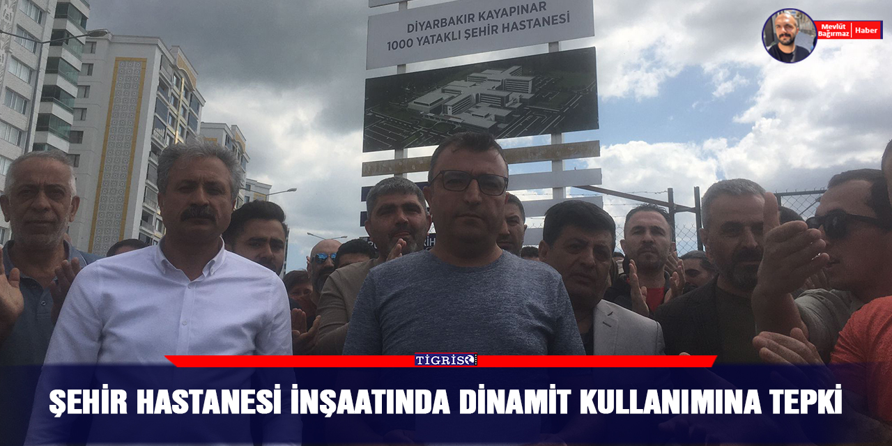 VİDEO - Şehir Hastanesi inşaatında dinamit kullanımına tepki