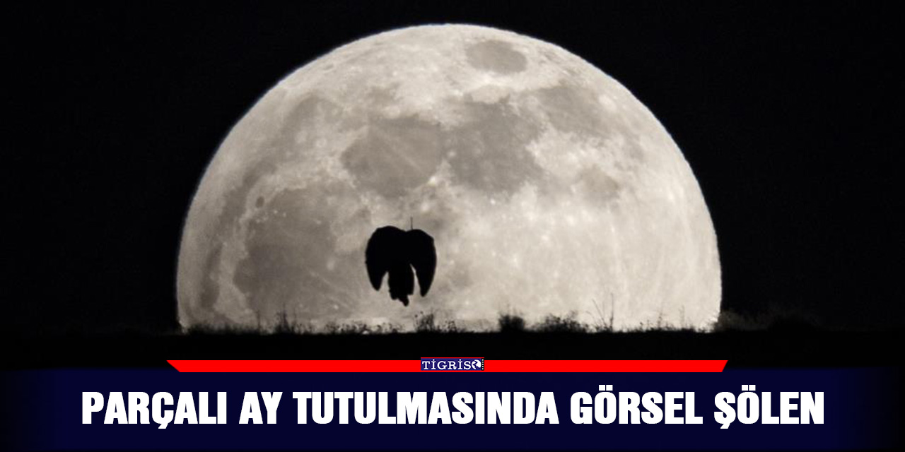 Parçalı ay tutulmasında görsel şölen