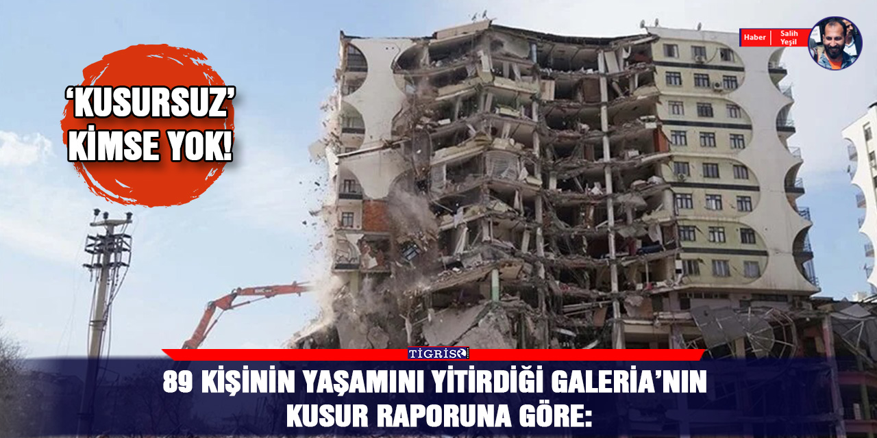 Galeria’nın çökmesinde ‘kusursuz’ kimse yok