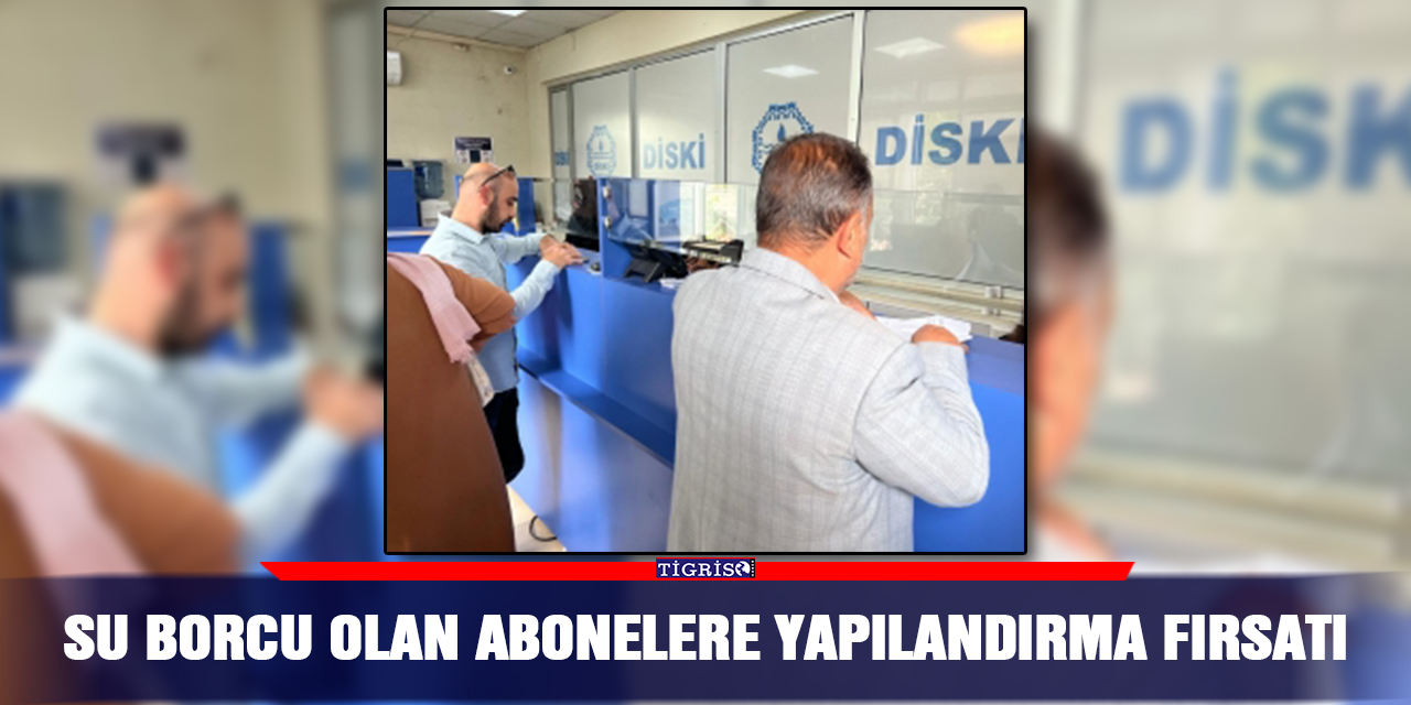 Su borcu olan abonelere yapılandırma fırsatı