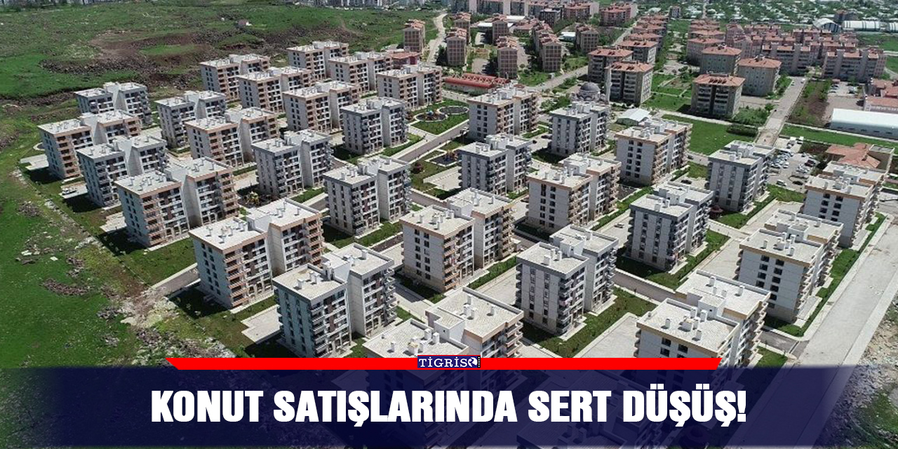 Konut satışlarında sert düşüş!