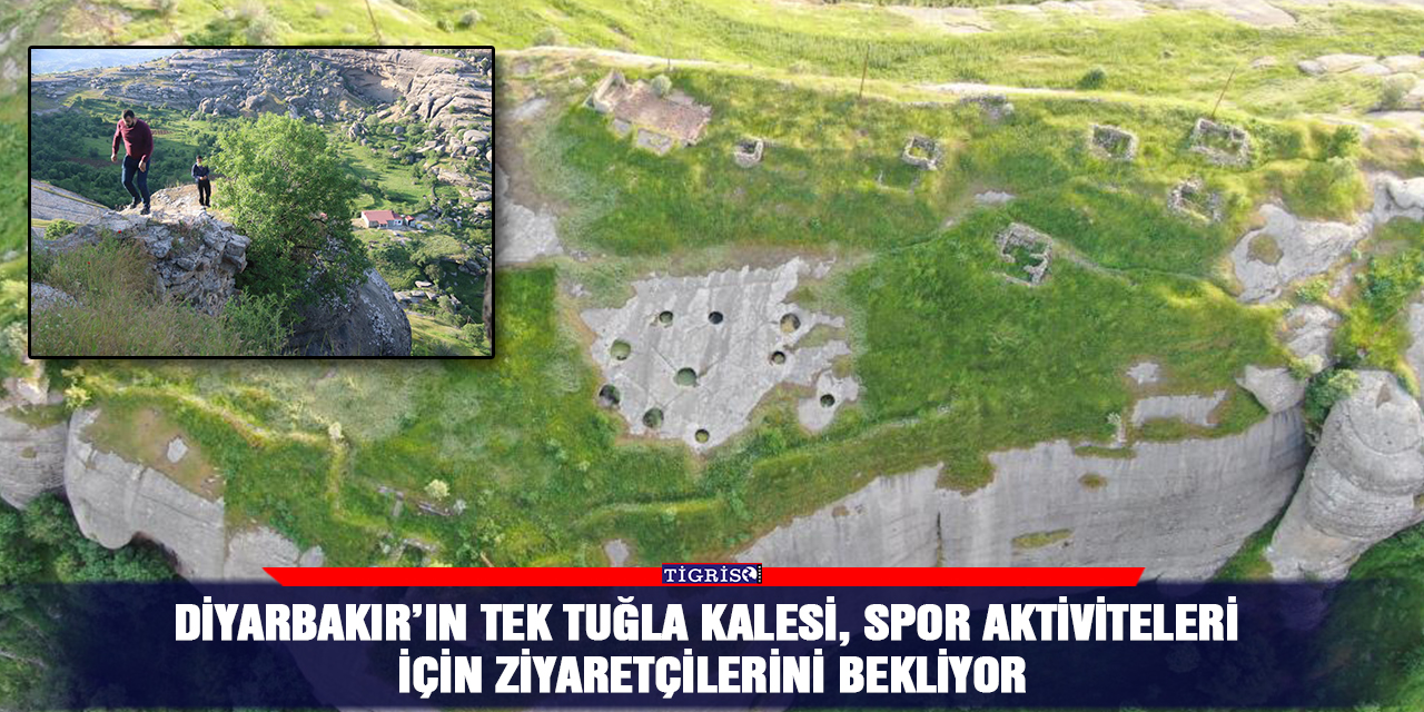 Diyarbakır’ın tek tuğla kalesi, spor aktiviteleri için ziyaretçilerini bekliyor
