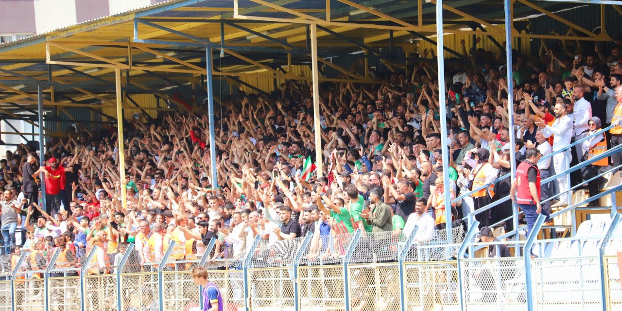 Amedspor’un deplasman yasağı kalktı, yüzlerce kişi maçı izledi