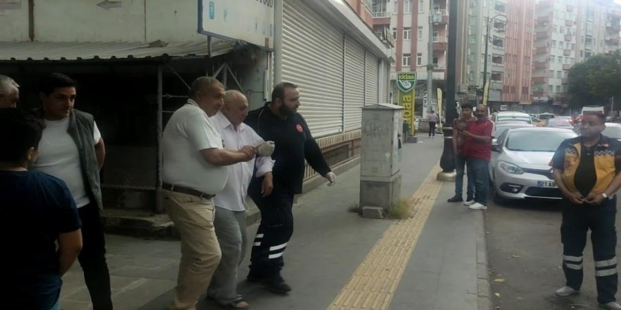 Diyarbakır’da yaşlı adamın üzerine dolap düştü