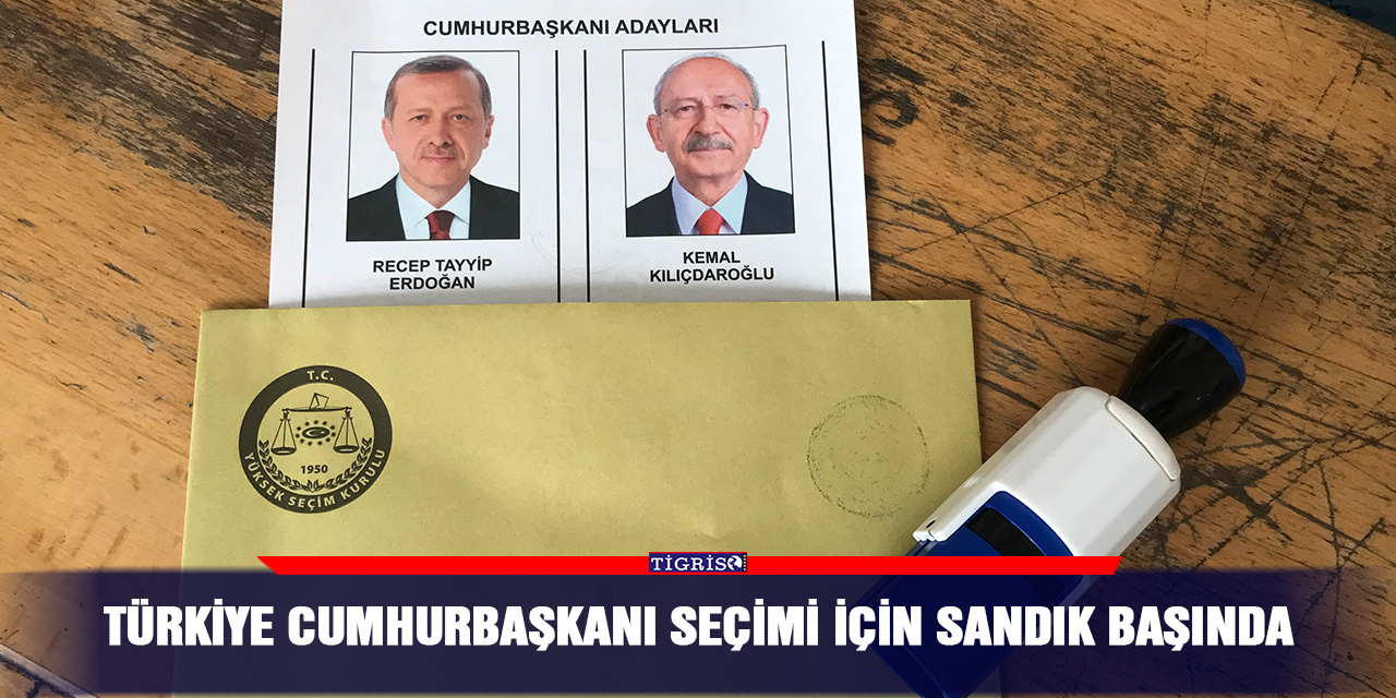 Türkiye Cumhurbaşkanı seçimi için sandık başında
