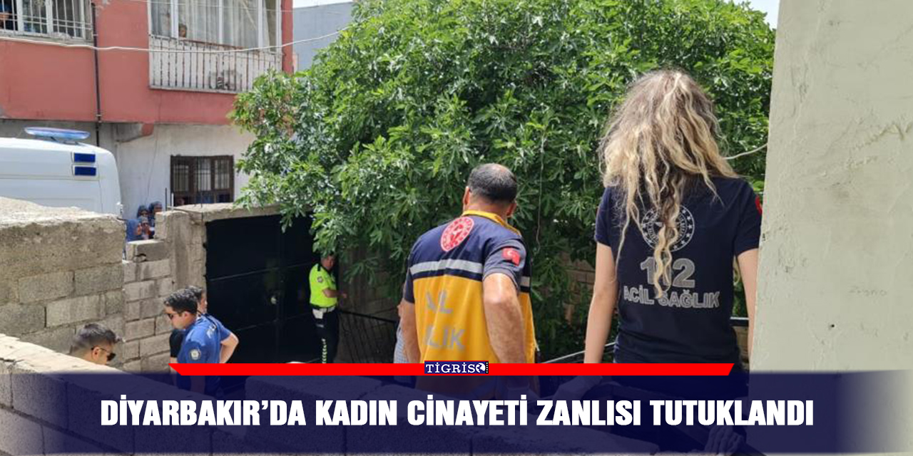 Diyarbakır’da kadın cinayeti zanlısı tutuklandı