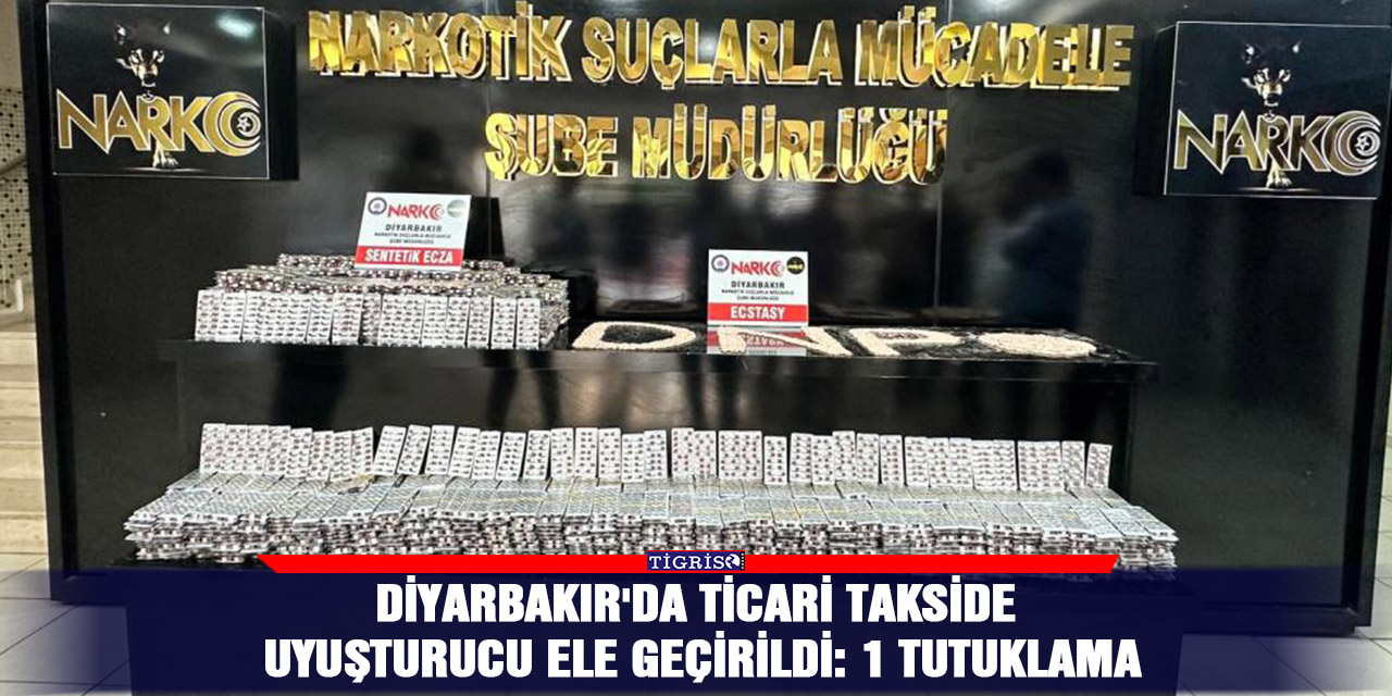 Diyarbakır'da ticari takside uyuşturucu ele geçirildi: 1 tutuklama