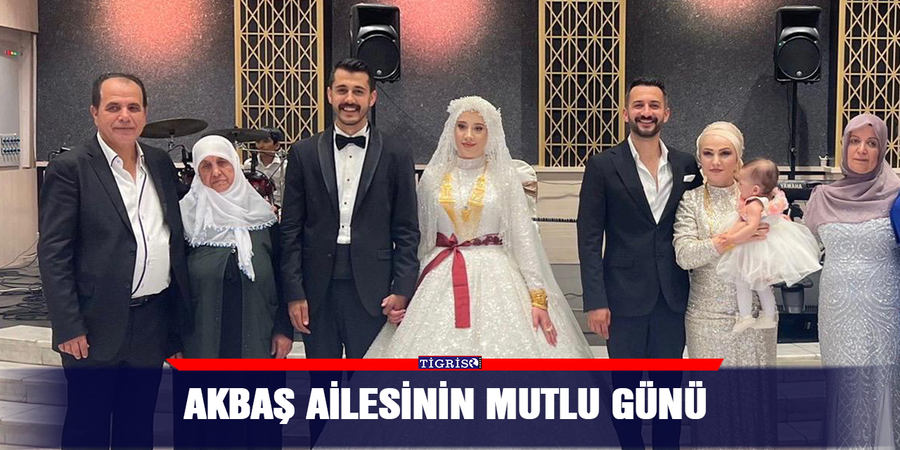 Akbaş ailesinin mutlu günü