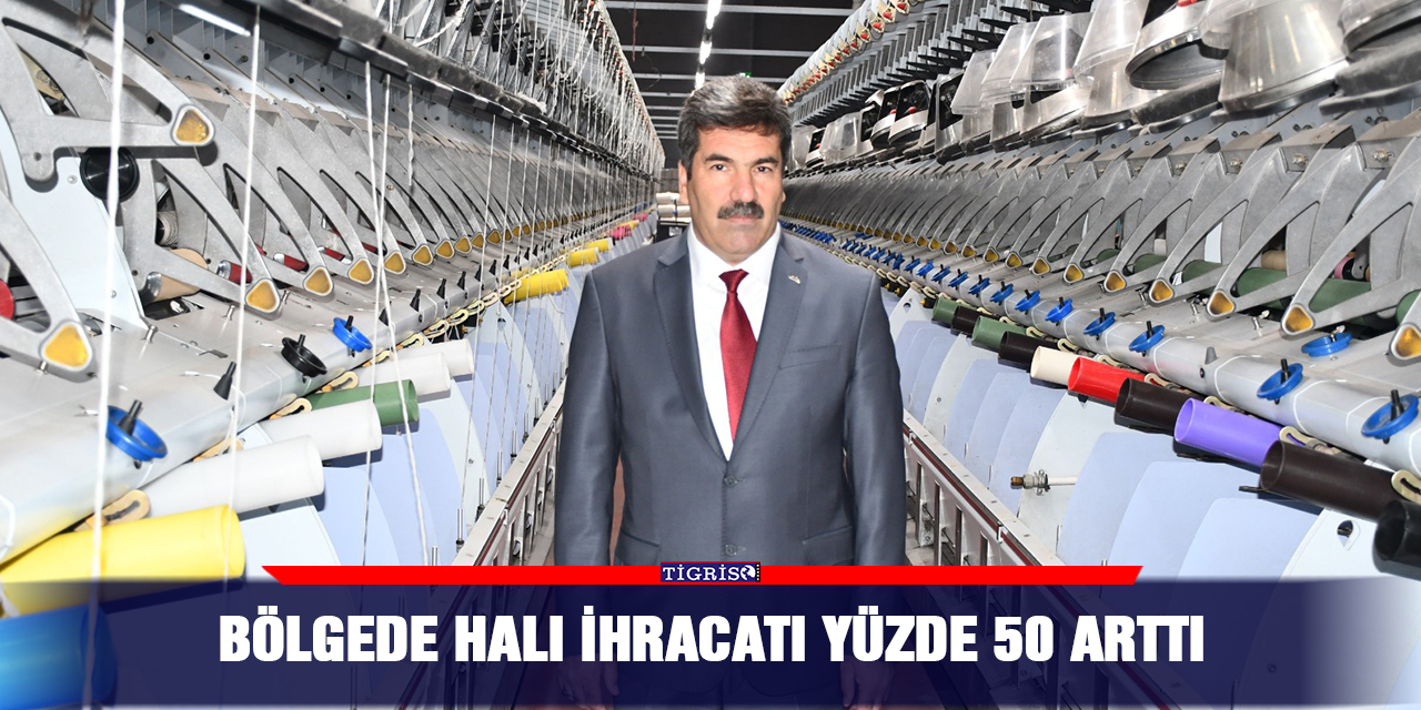 Bölgede halı ihracatı yüzde 50 arttı