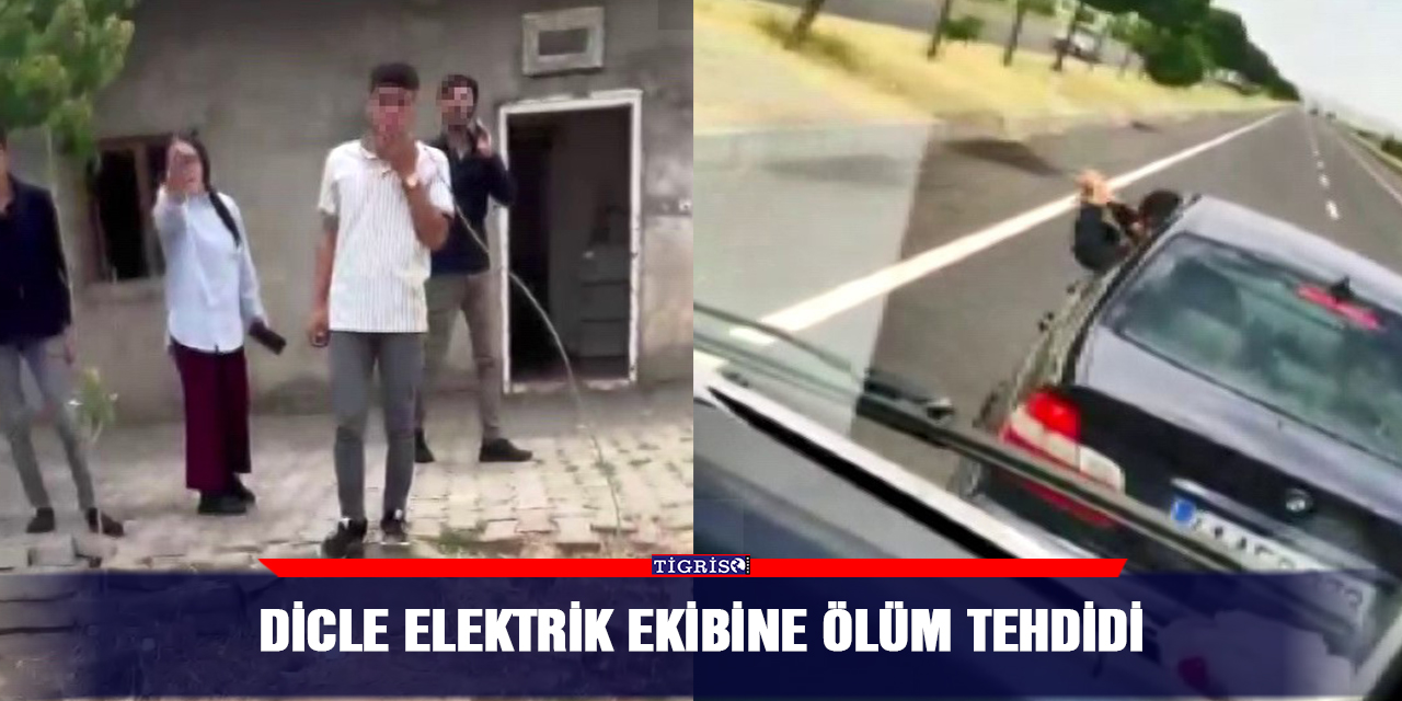 Dicle Elektrik ekibine ölüm tehdidi