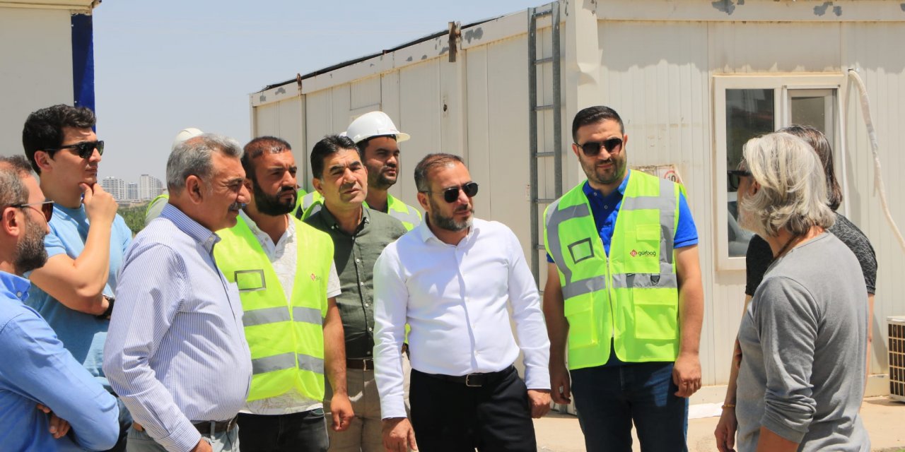 Ak Parti'den Şehir Hastanesi şantiyesine ziyaret