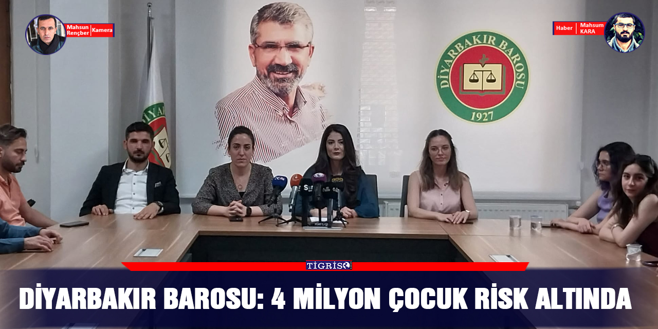VİDEO - Diyarbakır Barosu: 4 milyon çocuk risk altında