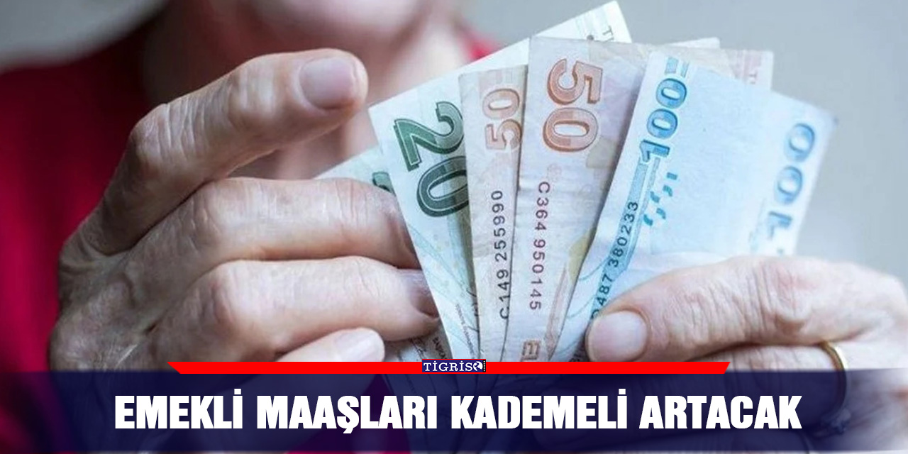 Emekli Maaşları kademeli artacak