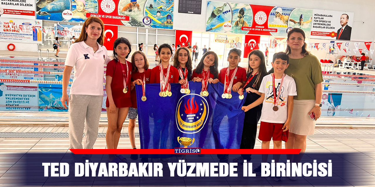 TED Diyarbakır yüzmede il birincisi