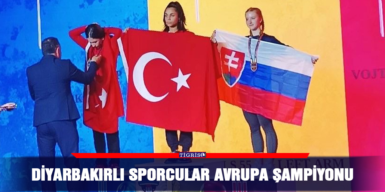 Diyarbakırlı sporcular Avrupa şampiyonu
