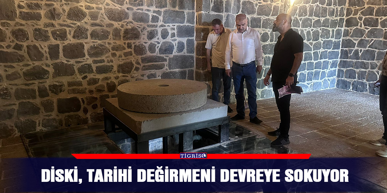 DİSKİ, tarihi değirmeni devreye sokuyor