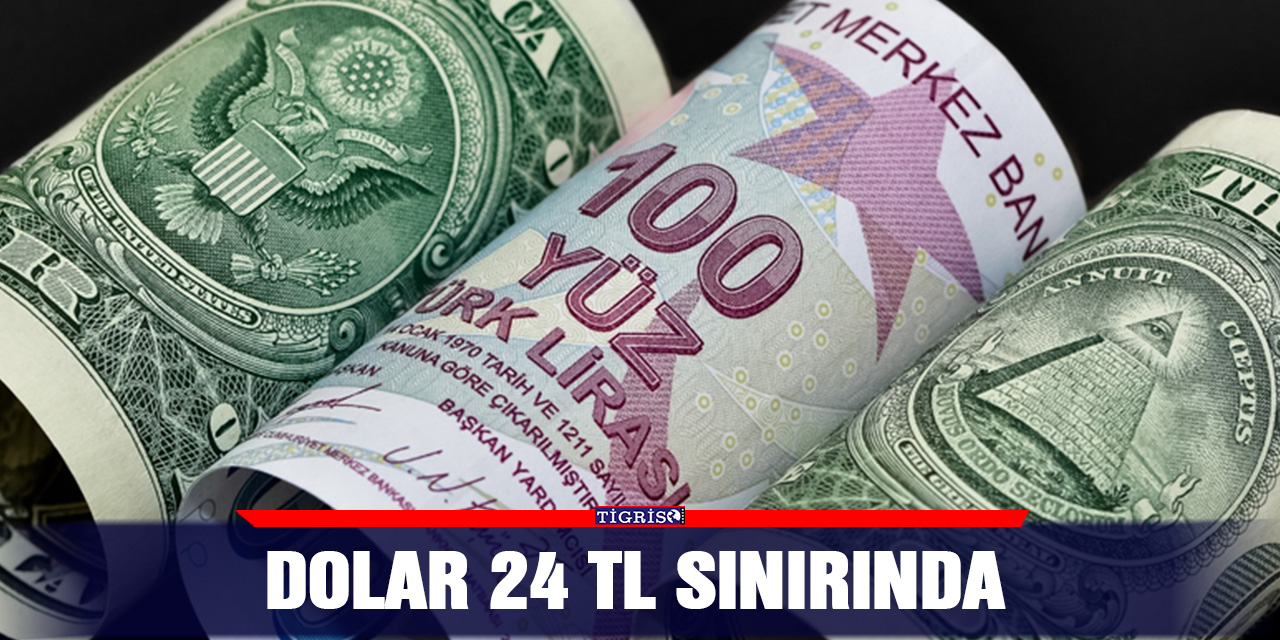 Dolar 24 TL sınırında