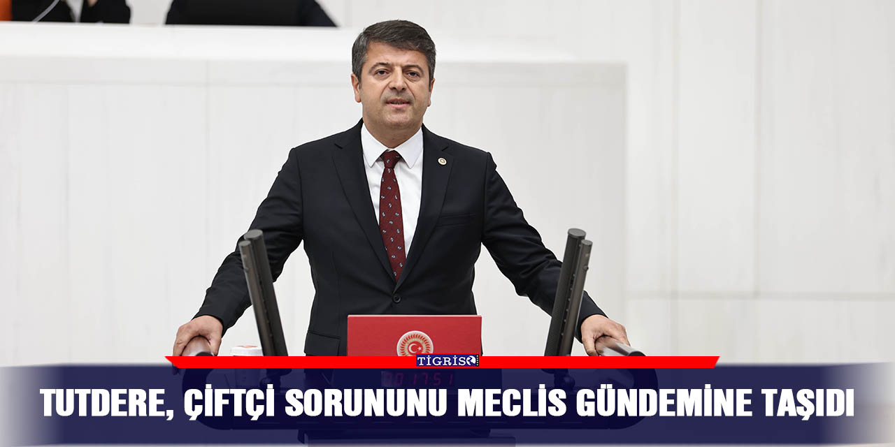 Tutdere, Çiftçi sorununu Meclis Gündemine Taşıdı