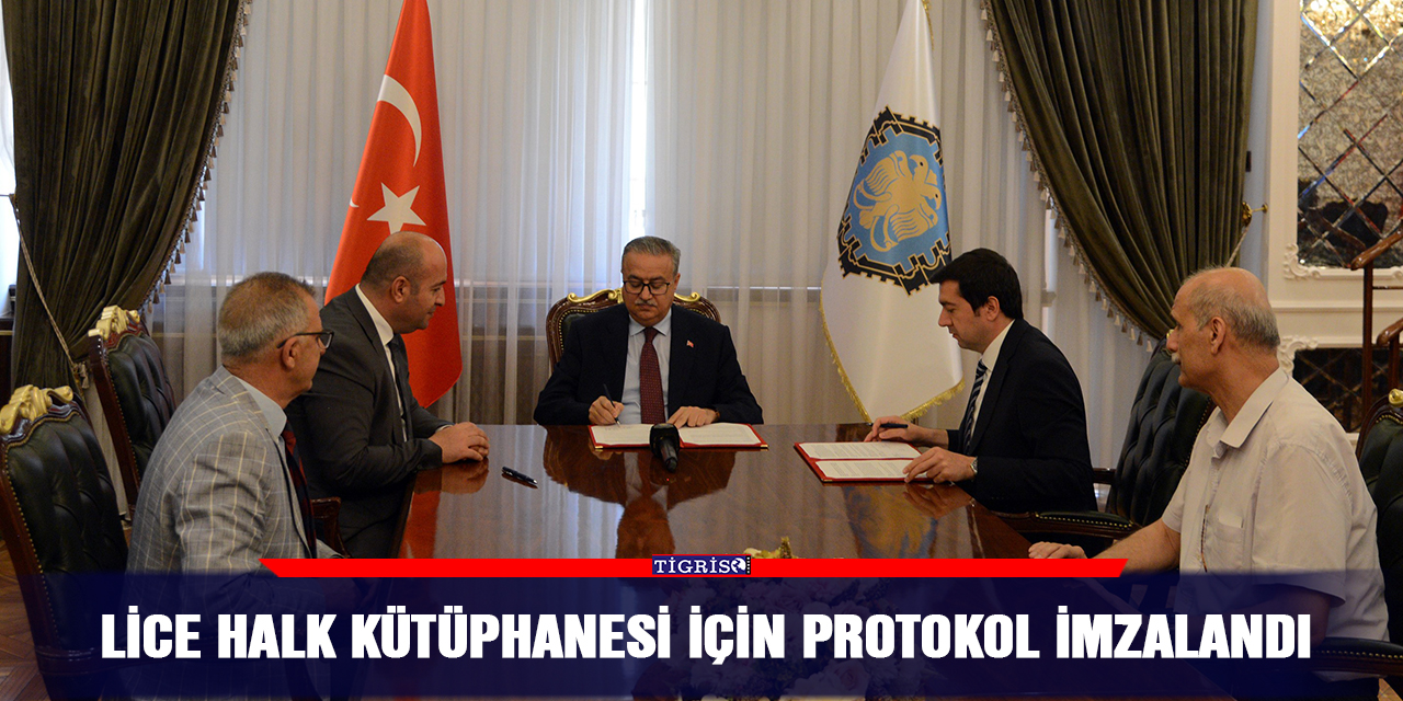 Lice halk kütüphanesi için protokol imzalandı
