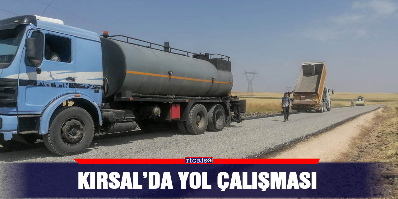Kırsal’da yol çalışması