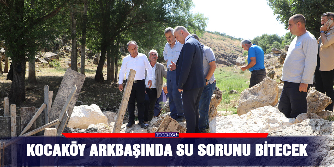 Kocaköy Arkbaşında su sorunu bitecek