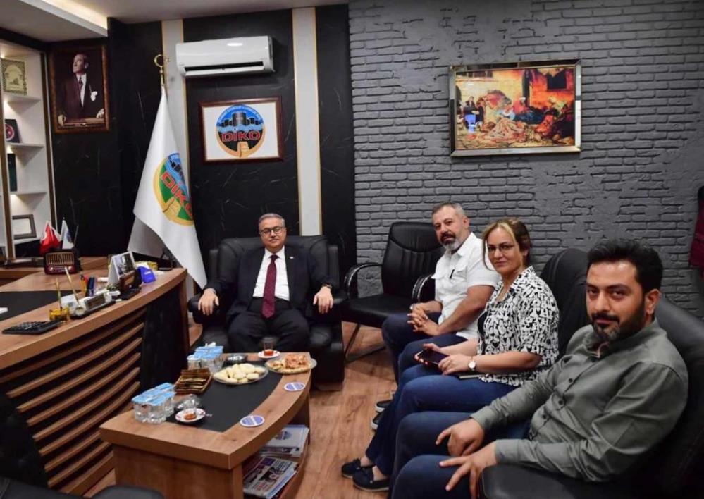 Vali’den DİKO’ya ziyaret