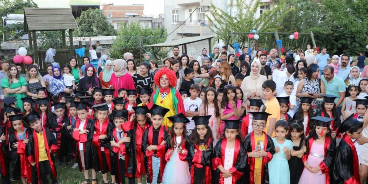 Kayapınar’da minikler için mezuniyet töreni