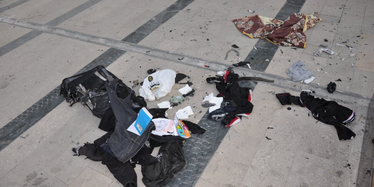 Şüpheli çanta fünyeyle patlatıldı