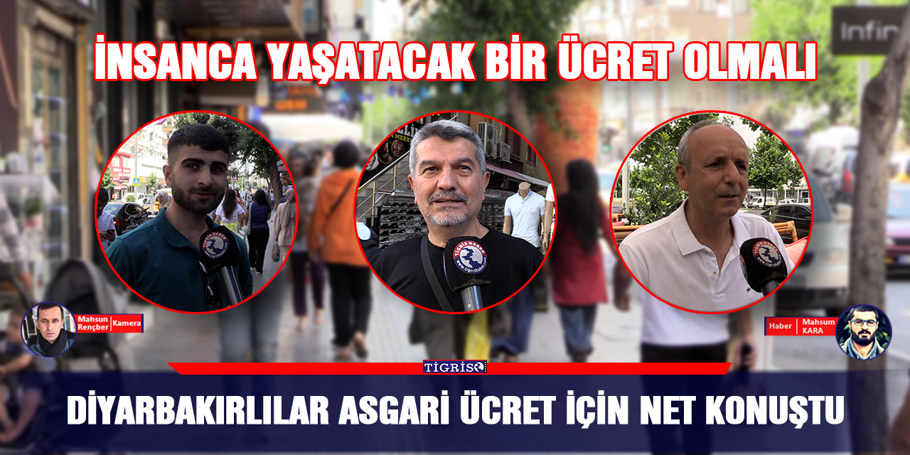 VİDEO - Diyarbakırlılar asgari ücret için net konuştu