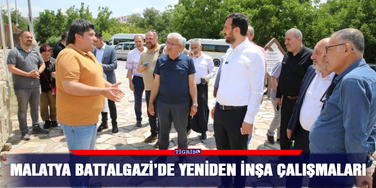 Malatya Battalgazi’de yeniden inşa çalışmaları