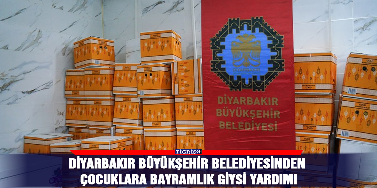 Diyarbakır Büyükşehir Belediyesinden çocuklara bayramlık giysi yardımı