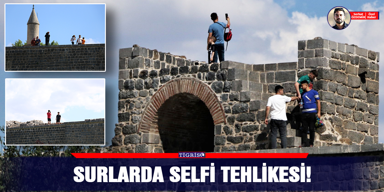 VİDEO - Surlarda selfi tehlikesi!