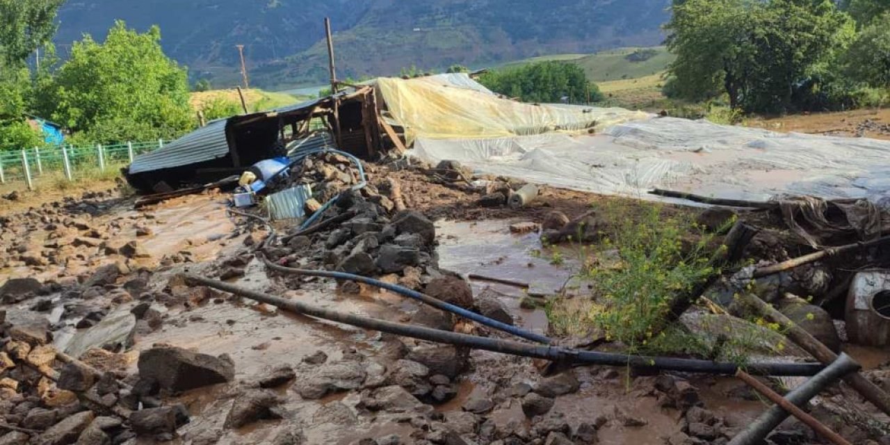 Selden 6 ahır zarar gördü