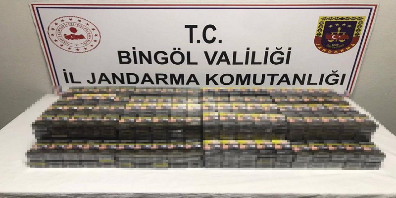 Bingöl’de 720 paket kaçak sigara yakalandı
