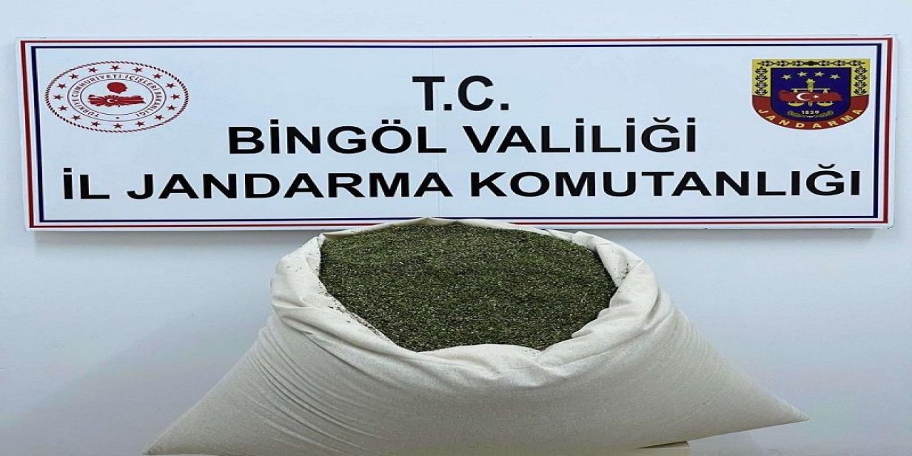 Bingöl’de 16 kilo esrar yakalandı