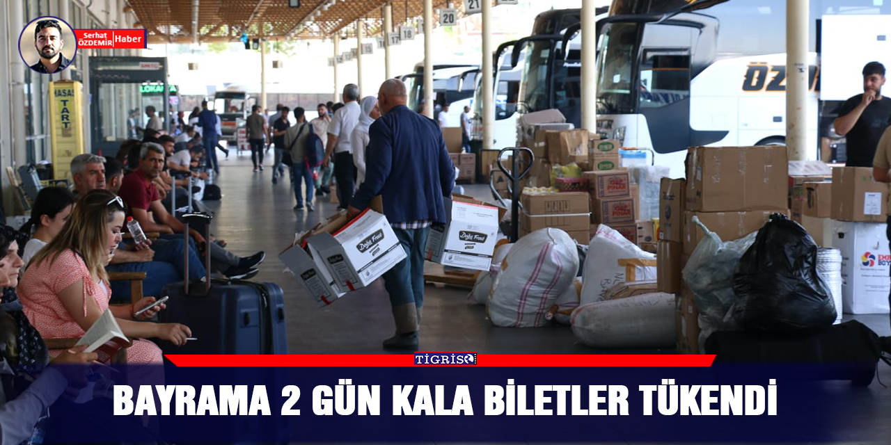 VİDEO - Bayrama 2 gün kala biletler tükendi