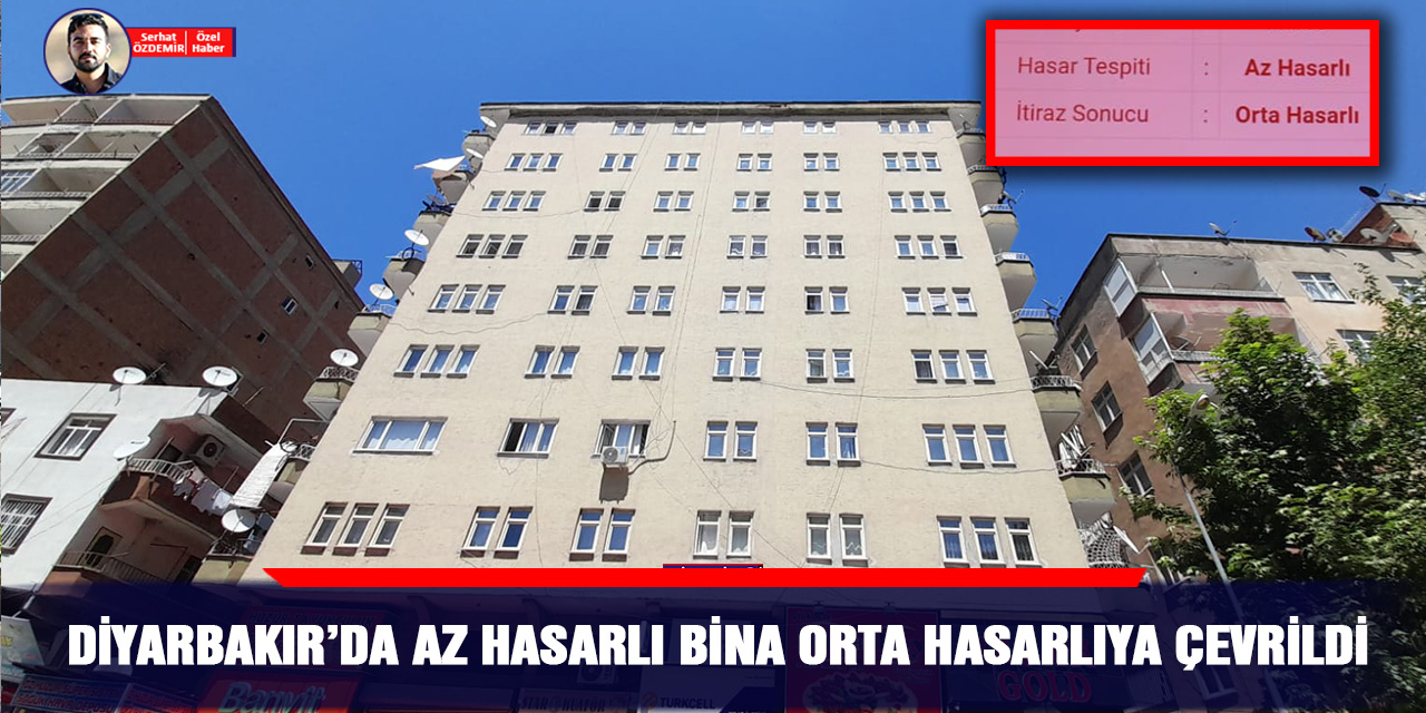 VİDEO - Diyarbakır’da az hasarlı bina orta hasarlıya çevrildi