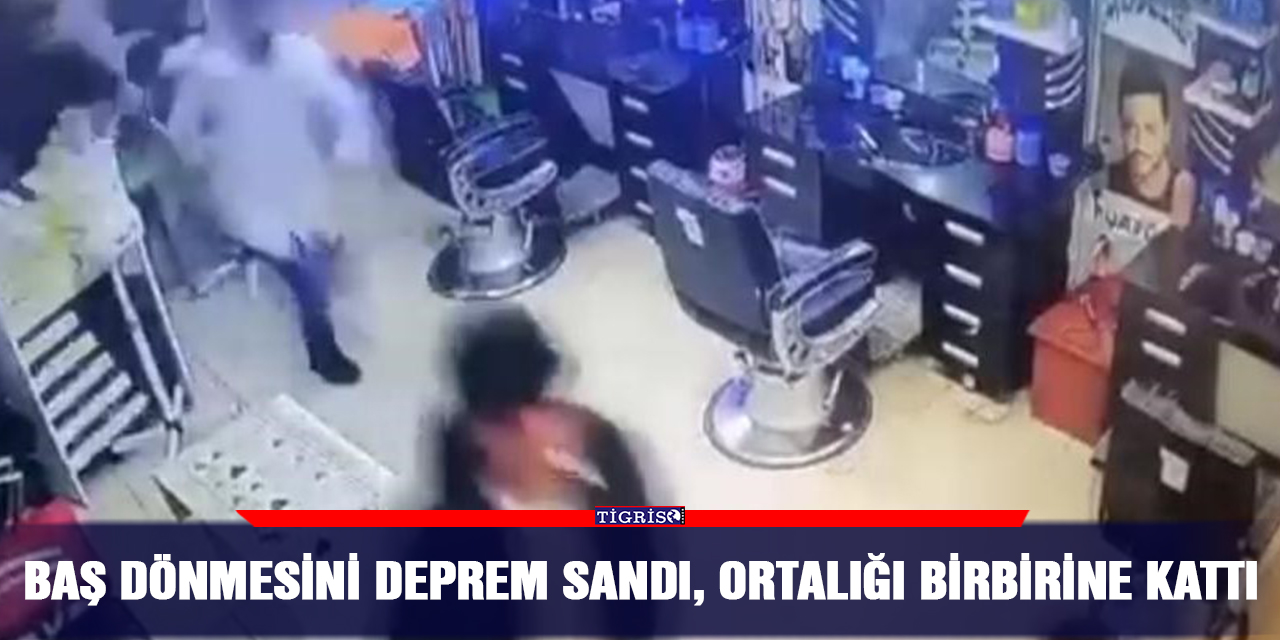 VİDEO - Baş dönmesini deprem sandı, ortalığı birbirine kattı