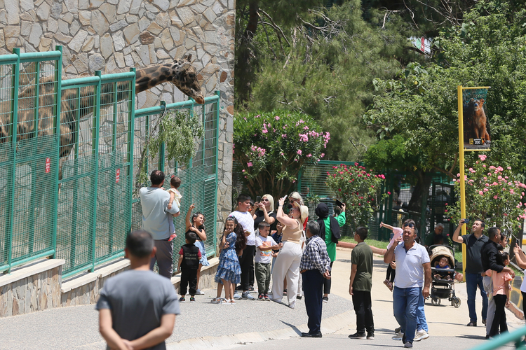 Gaziantep Doğal Yaşam Parkına ziyaretçi akını
