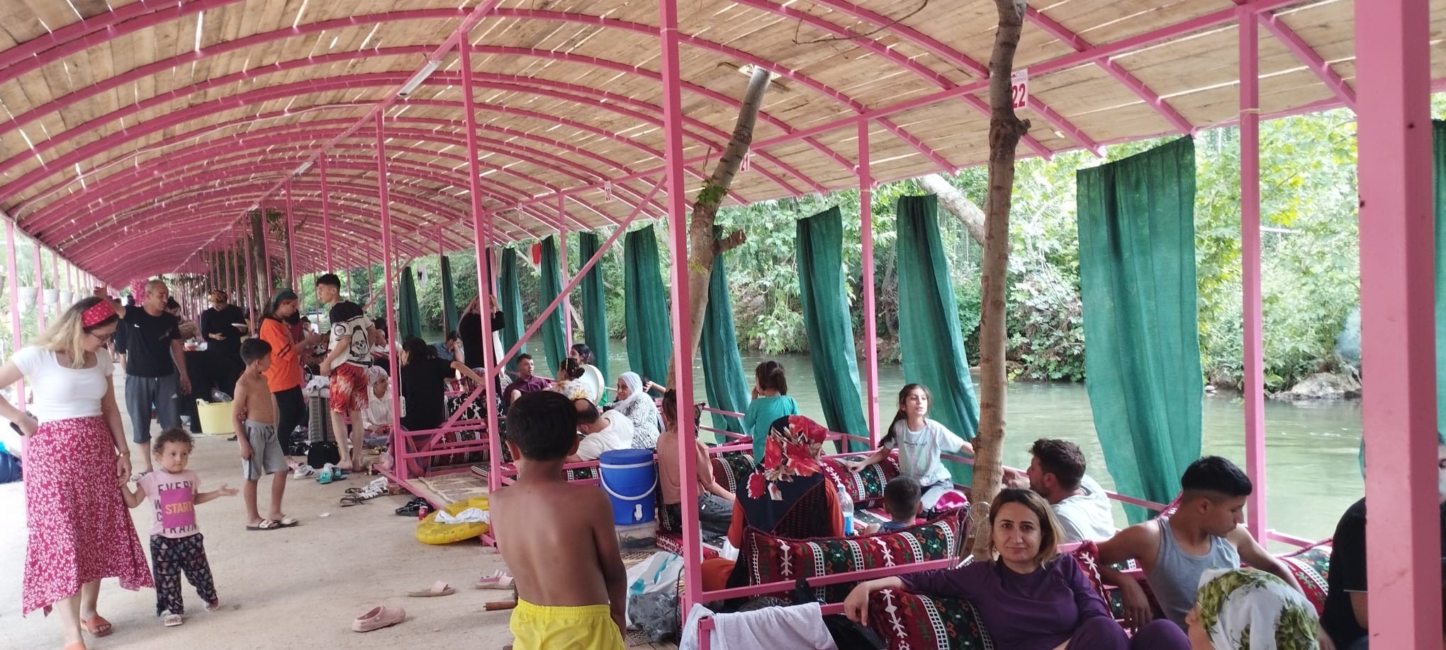 Nusaybin Beyaz su’ya ziyaretçi akını