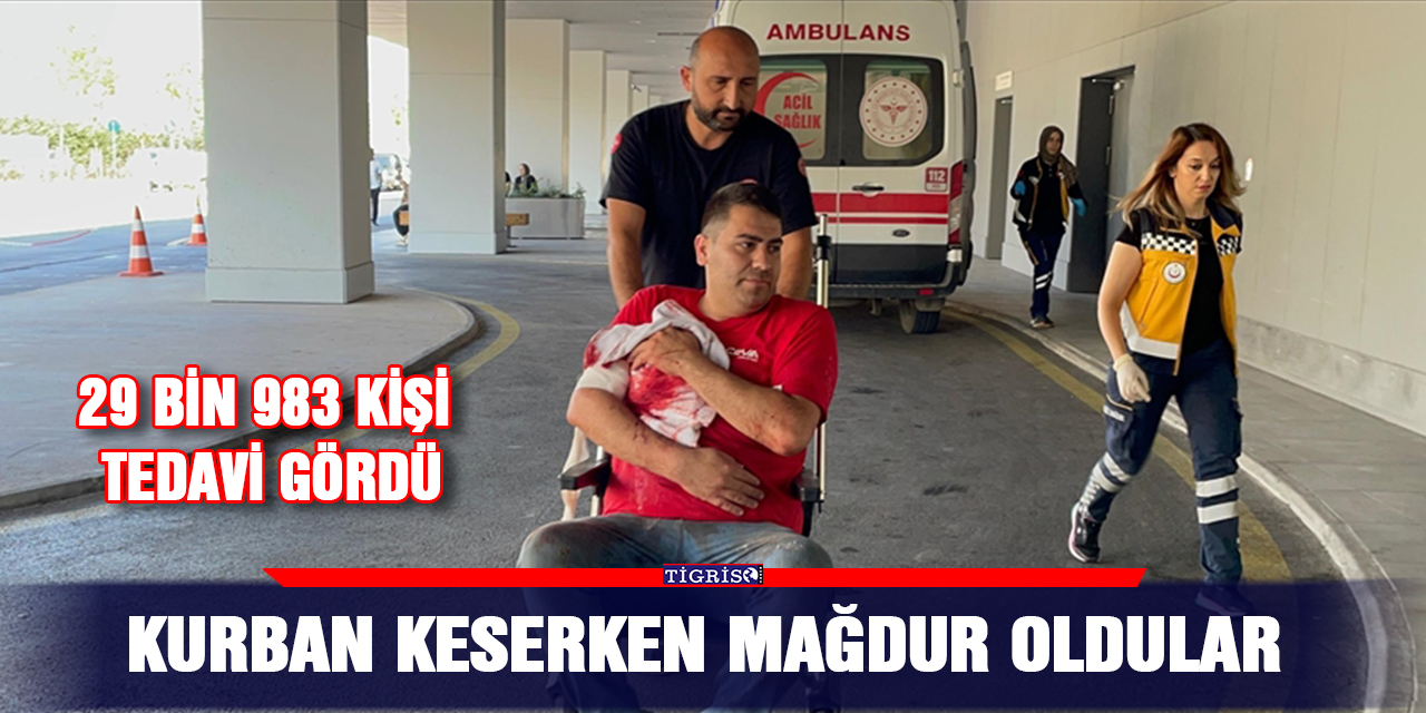 Kurban keserken mağdur oldular