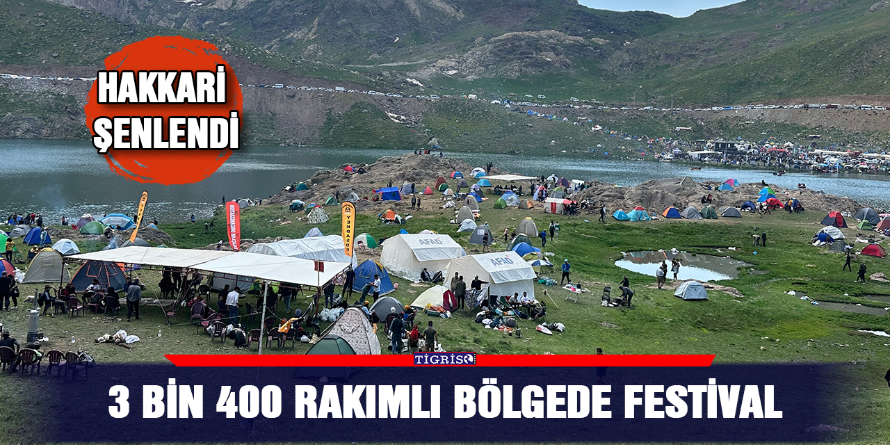 3 bin 400 rakımlı bölgede festival