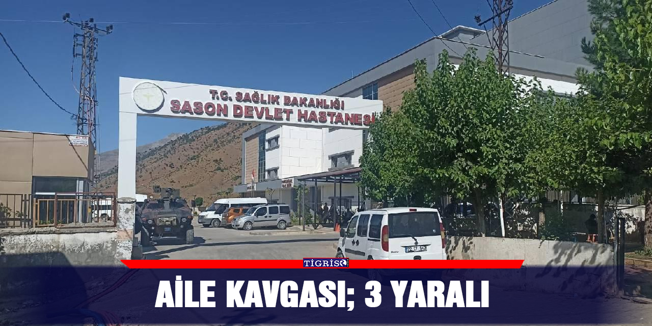 Aile kavgası; 3 yaralı